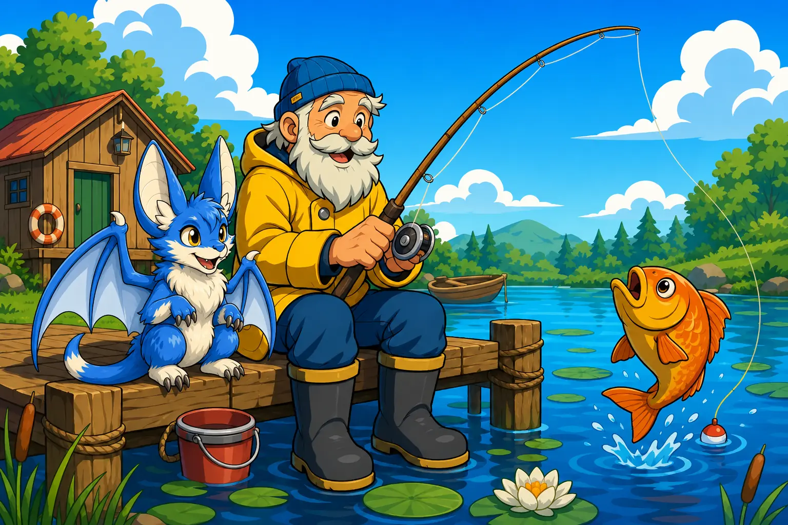 Fishing in Sensipets