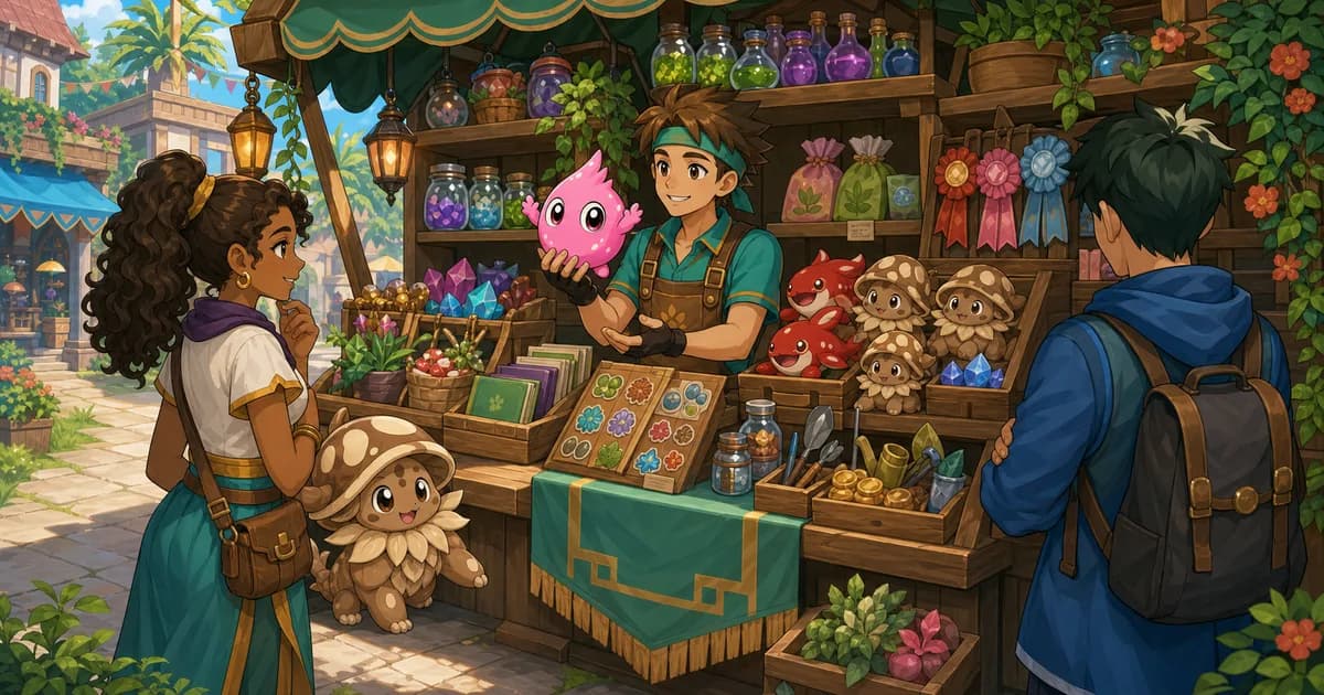 Player Shops in Sensipets