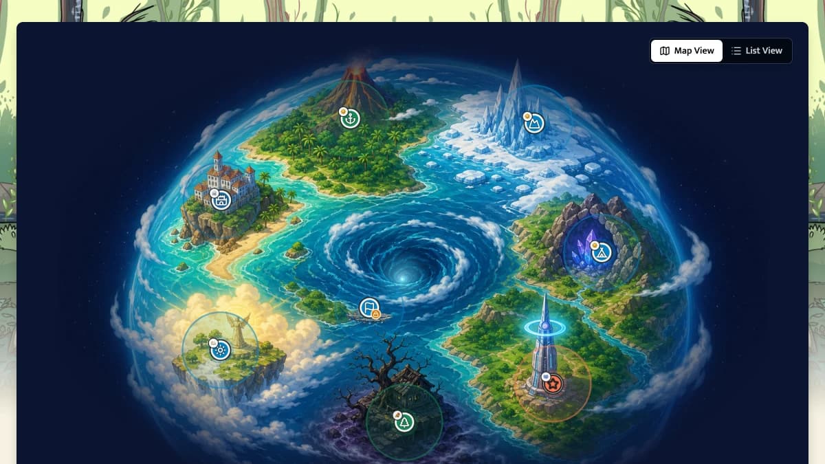 Explore Veloris together interface in Sensipets